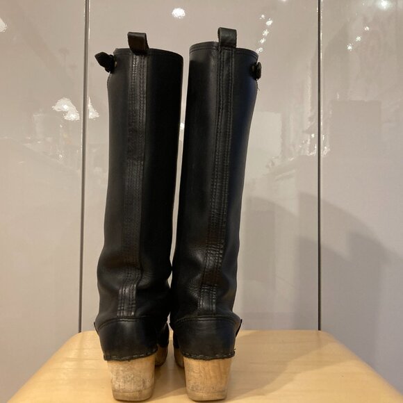 RARE MINT No. 6 Tall Moto Clog boots  SIZE 39 - Picture 2 of 10